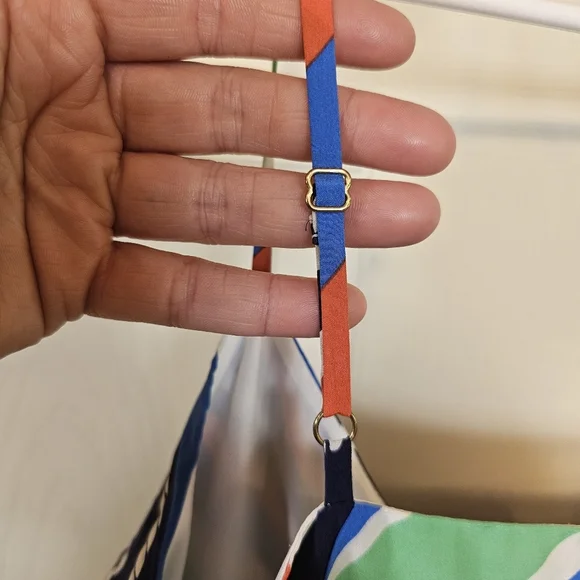 Lilly Pulitzer Overboard Striped Nautical Compass Slik Layla Mini Dress - Picture 5 of 8